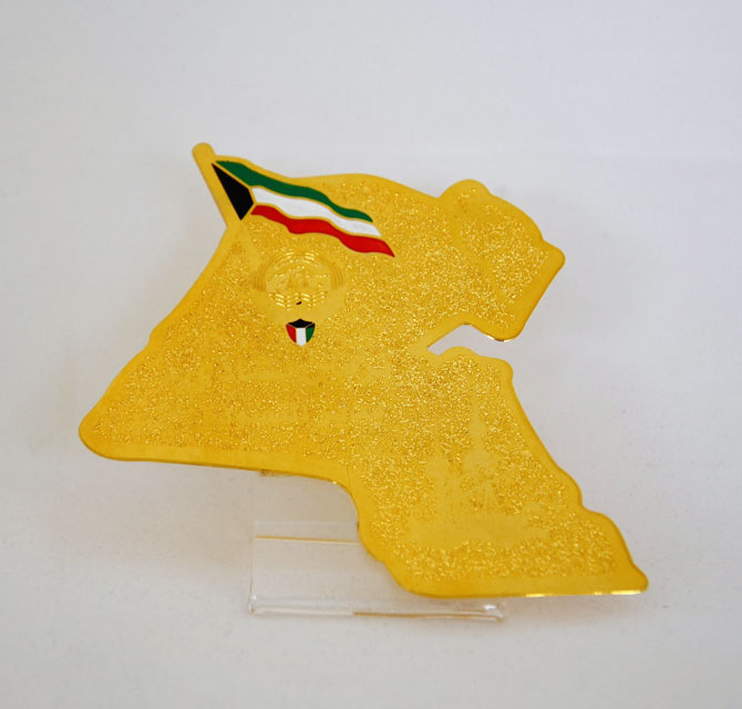 UV Printing Acrylic Keychains Map